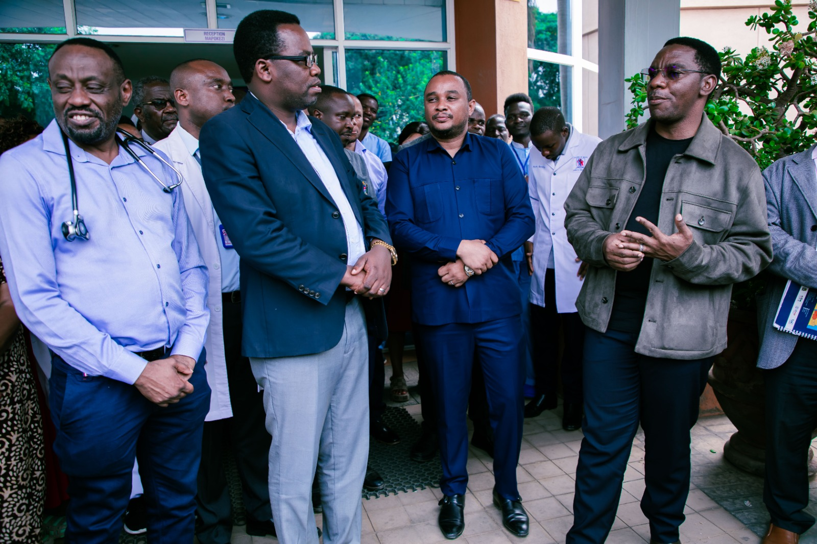 Arusha Regional Commissioner Paul Makonda at medical outreach launch